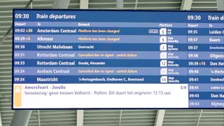 Suspected sabotage disrupts rail services across the Netherlands