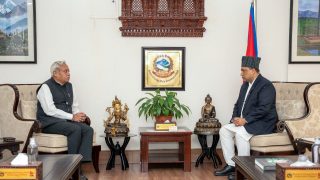 India’s outgoing envoy bids farewell to Nepal foreign minister