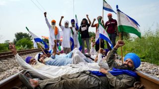 Punjab farmers take to railway tracks to protest over pending demands