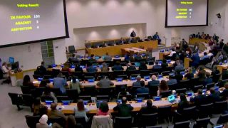 UN backs video address for Palestinian President after US denies visa