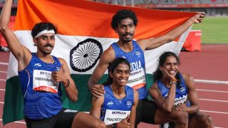 Asian Games: India win silver in mixed 4x400m relay