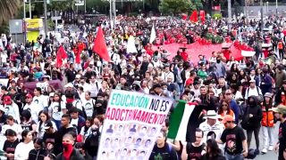 Mexicans demand justice for 43 students who disappeared 12 years ago