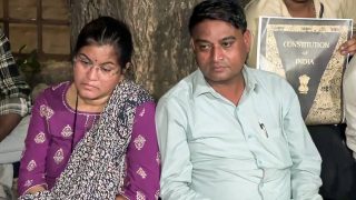 IIT Bombay case: Sahil Wakode's father stages protest at Mumbai's Azad Maidan