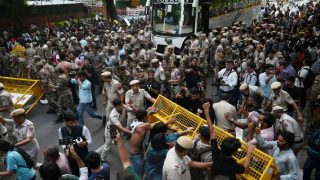 CEC row: Protests escalate in Delhi as AISA and AISF joins protest; IYC holds candle light march
