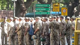 CEC row LIVE: INDIA bloc MPs begin march to Election Commission amid tight security