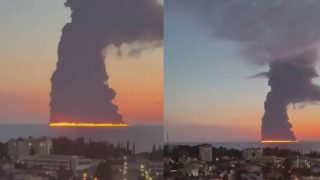 Russia strikes Kyiv as 23 Indian crew members rescued from burning tanker in Black Sea