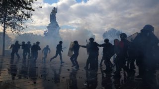 France protests: Over 1 lakh march in Paris as police fire tear gas, 135 arrested nationwide