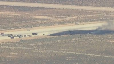 US Air Force B-52 bomber aircraft crashes in California, killing all 8 crew aboard