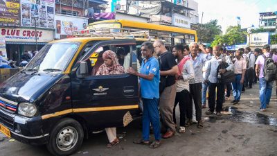 BEST strike day two: Commuters face hardships as buses remain off roads