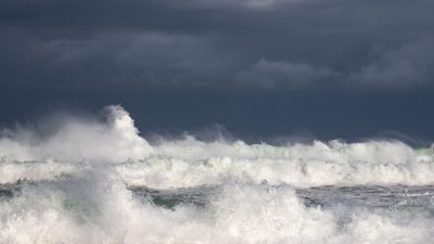 Offshore typhoon threatens two northern Philippine provinces with flooding, rough seas