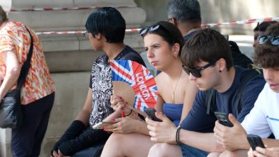 Europe bakes under blistering heatwave as red alerts spread across the continent.