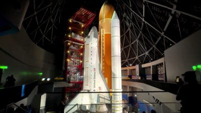 Space shuttle Endeavour gets permanent home in Los Angeles museum