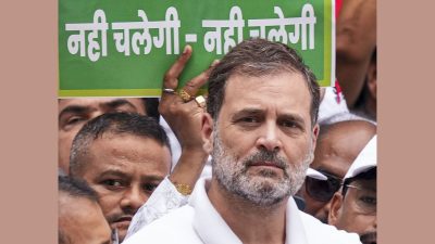 When PM praised Pradhan on his birthday, did he spare a thought for children who died, asks Rahul Gandhi