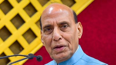 Congress moves privilege notice against Rajnath Singh for misleading parliament