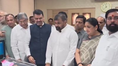 Shiv Sena (UBT) leader files nomination from BJP-led Mahayuti for council post