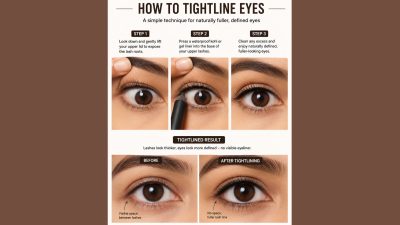 Tightlined eyes: The beauty trick for naturally defined eyes
