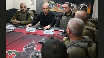 Israel Prime Minister Benjamin Netanyahu visits Southern Lebanon