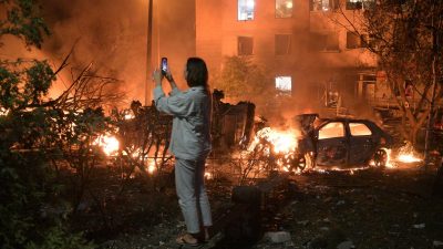Russia's missile, drone attack on Ukraine kills at least 21