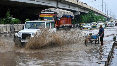 IMD sounds red alert for Delhi as incessant rain disrupts normal life