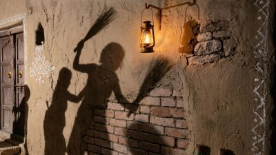 Women chase away officials with brooms as survey for Karnataka's Bidadi township turns chaotic
