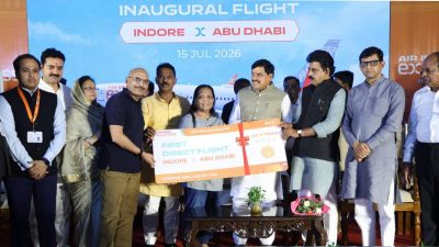 Madhya Pradesh launches first subsidised international flight; Indore-Abu Dhabi fares start at ₹12,000
