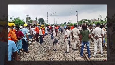 Three killed after train crashes into school pool car at West Bengal railway crossing