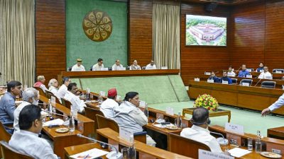 Invitation to rebel TMC MPs: Opposition stages symbolic walk out from all-party meet