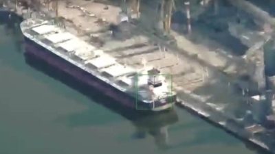 Russia strikes Ukrainian ports, Ukraine hits Russian fuel facilities