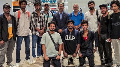 Nine stranded Indian sailors repatriated from Ghana