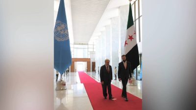 UN chief urges global support for Syria during Damascus visit
