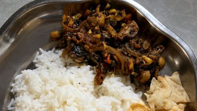 Mushroom masala with a Kerala twist