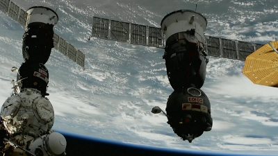 US-Russian space crew return home after eight months aboard ISS