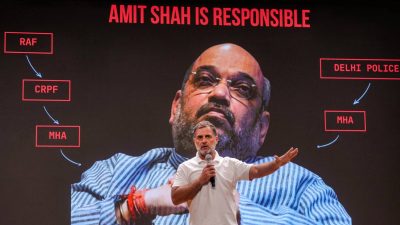 Rahul Gandhi asks PM Modi to sack Union Home Minister Amit Shah