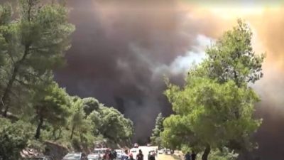 Two killed as firefighting helicopters collide in Greece amid Europe's wildfire crisis