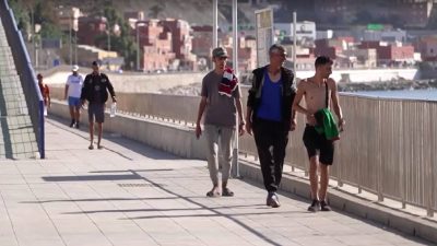 'There is no food here' - migrants leave Spain's Ceuta enclave after mass crossing