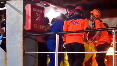 Search underway after Indonesia ferry fire kills 5; number of missing unclear