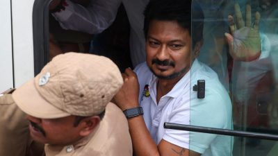 Double-entendre row: Udhayanidhi Stalin released on station bail after questioning