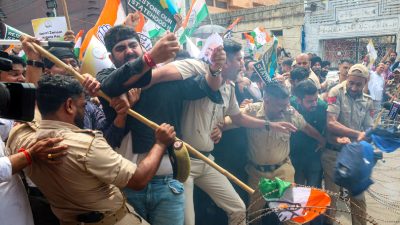 Congress, NC hold protest rallies in Jammu on seventh anniversary of Article 370 abrogation