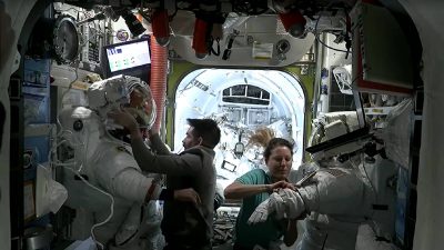 NASA astronauts Anil Menon, Jessica Meir undertake spacewalk to upgrade space station