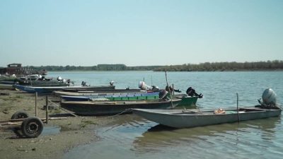Danube River in Serbia drops to record-low water level, crippling energy grid, river transport