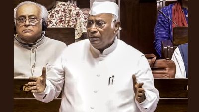 Register case against those who purified stage after my speech: Congress President Kharge