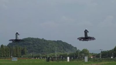 China unveils world's first stand-up manned flying vehicle designed for low-altitude urban flights