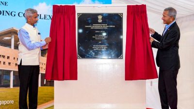 New Indian High Commission chancery in Singapore, S Jaishankar lays foundation