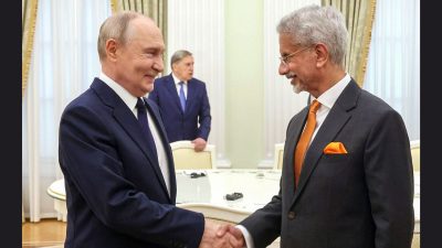 India EAM Jaishankar meets Russian President Putin at Moscow