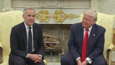 Canadian PM faces test of sovereignty as US tariffs escalate trade war