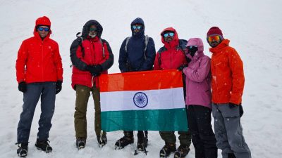 Keralam team with senior citizens scales Europe's highest peak Mount Elbrus