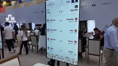 Chess Olympiad: Pakistan boycott tie with Israel, expressing solidarity with Palestine