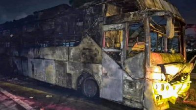 Nine killed as Delhi-Mahoba bus catches fire on Yamuna Expressway in Greater Noida