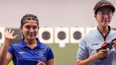 Esha Singh bags silver in women’s 25m pistol at Asian Games, Manu finishes medal-less