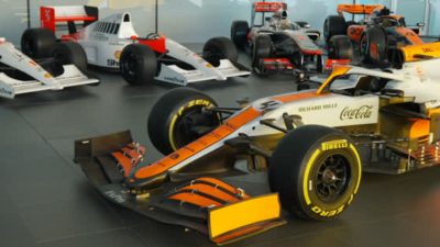 McLaren puts five F1 cars driven by Hamilton, Senna and Brad Pitt up for sale